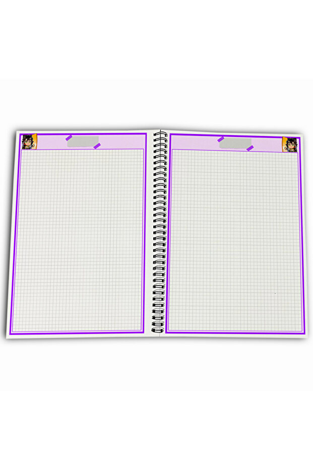 Genshin Impact Sethos Checkered A4 School Notebook 72 Sheets Model 1 - 4