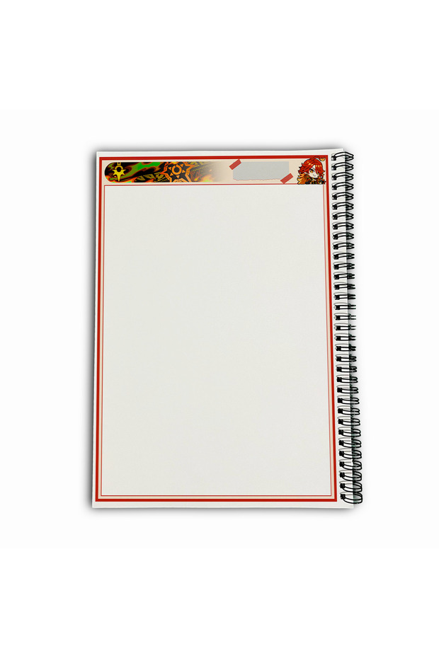 Genshin Impact Mavuika Unlined A4 School Notebook 72 Sheets Model 1 - 6
