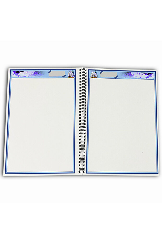 Genshin Impact Skirk Unlined A4 School Notebook 72 Sheets Model 2 - 4