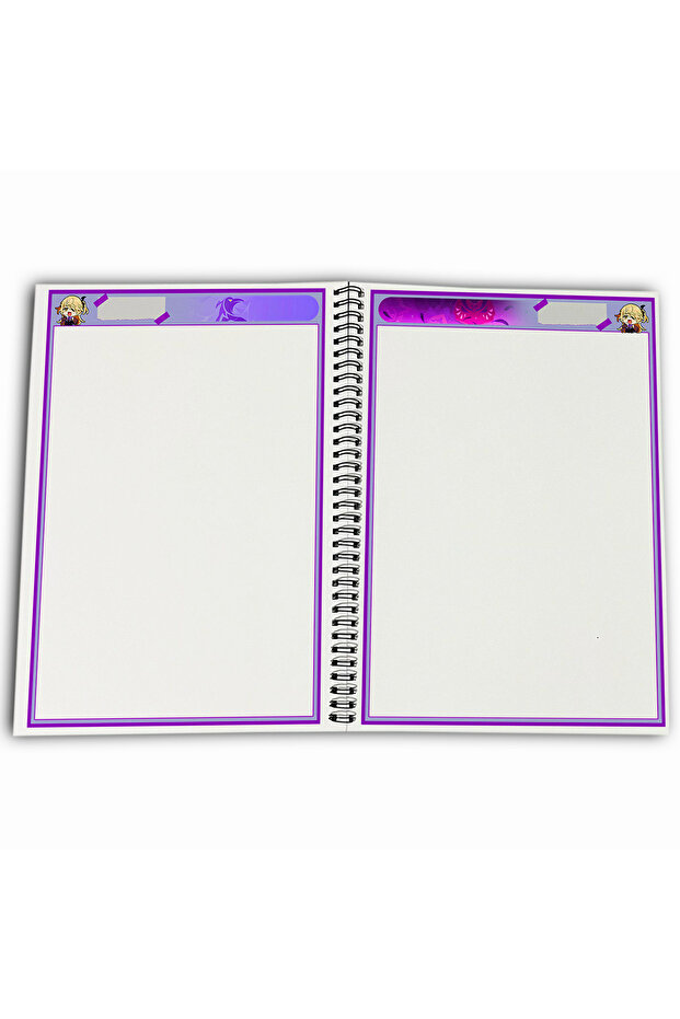 Genshin Impact Fischl Unlined A4 School Notebook 72 Sheets Model 3 - 4