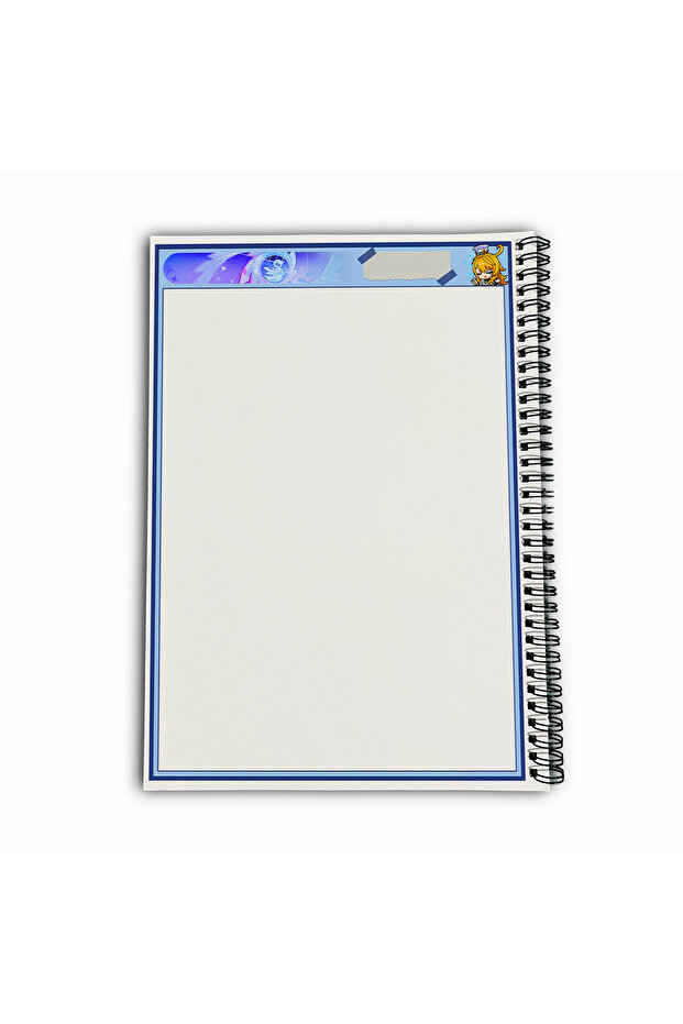 Genshin Impact Escoffier Unlined A4 School Notebook 72 Sheets Model 2 - 6