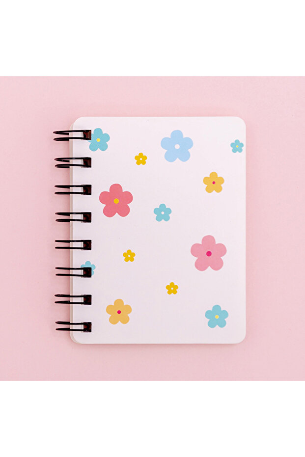 A7 C A7 Pocket Book Notebooks Small Flower Love Small Cute Side Flip Coil Book Student Mini Portable