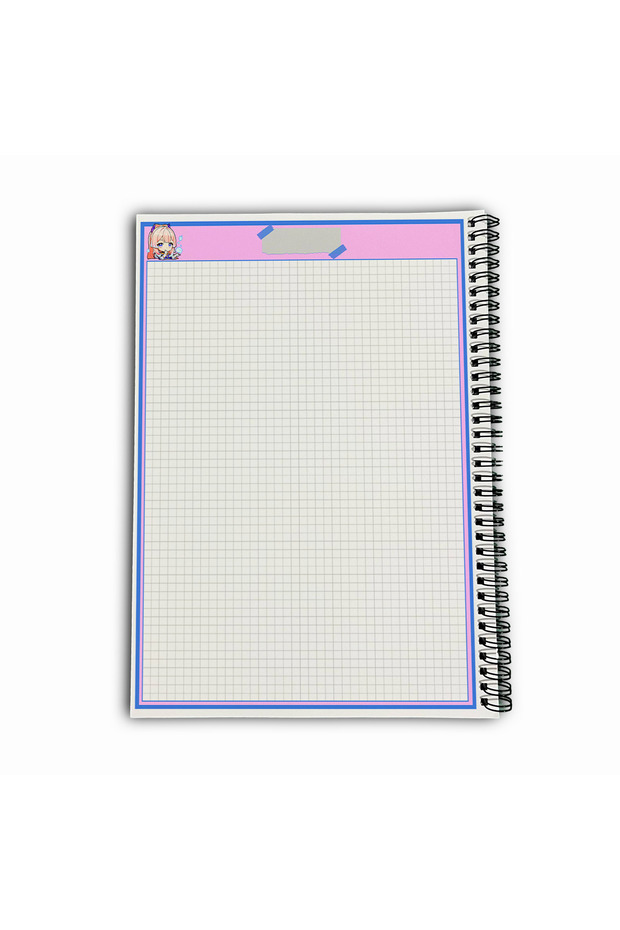 Genshin Impact Kokomi Checkered A4 School Notebook 72 Sheets Model 3 - 6
