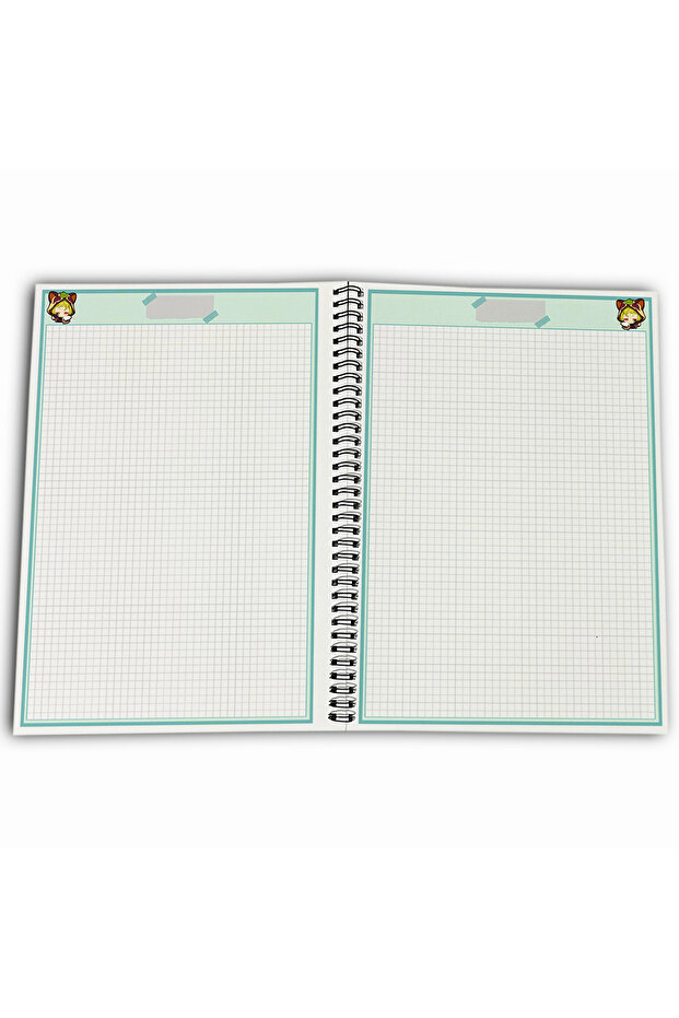 Genshin Impact Sayu Checkered A4 School Notebook 72 Sheets Model 3 - 4