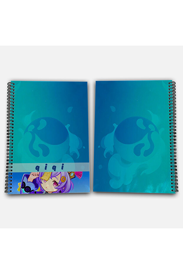 Genshin Impact Qiqi Unlined A4 School Notebook 72 Sheets Model 3 - 1