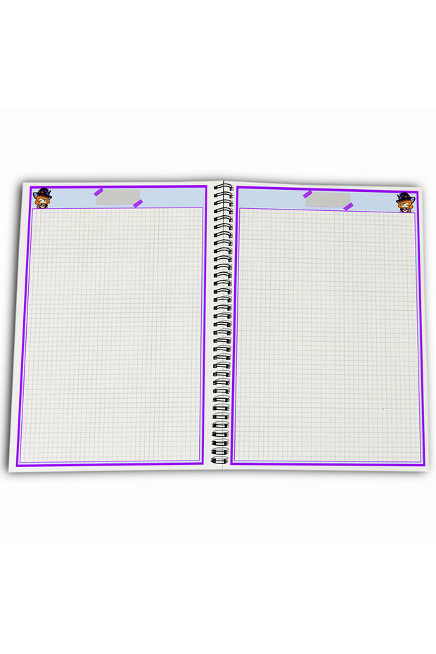 Genshin Impact Lisa Checkered A4 School Notebook 72 Sheets Model 3 - 4