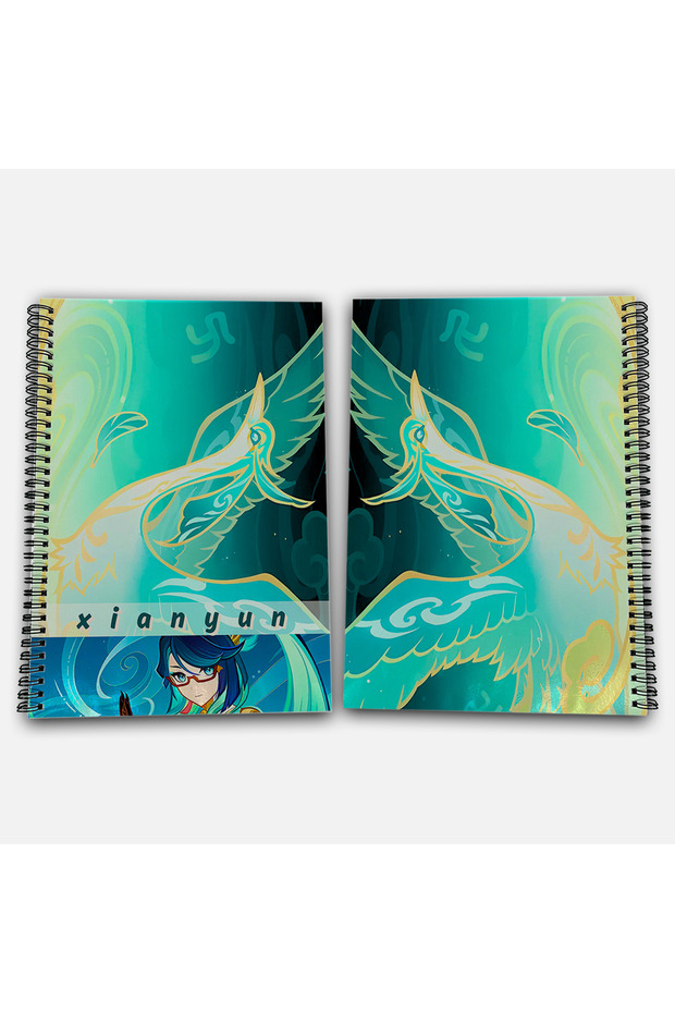 Genshin Impact Xianyun Unlined A4 School Notebook 72 Sheets Model 3 - 1