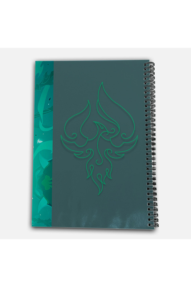 Genshin Impact Xiao Checkered A4 School Notebook 72 Sheets Model 2 - 2