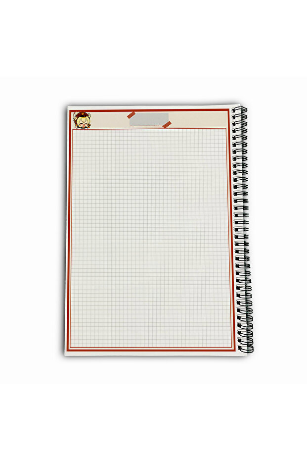 Genshin Impact Klee Checkered A4 School Notebook 72 Sheets Model 1 - 6