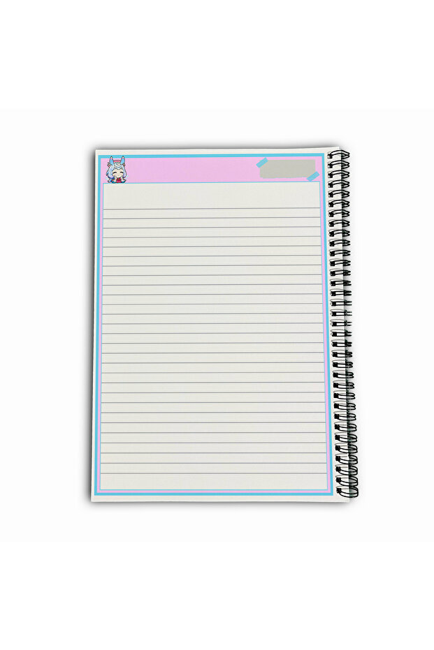 Genshin Impact Sigewinne Striped A4 School Notebook 72 Sheets Model 1 - 6