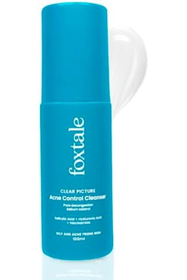 2% Salicylic Acid Face Wash for Oily & Acne Prone Skin, Controls Oil & Kills Acne Causing Ba
