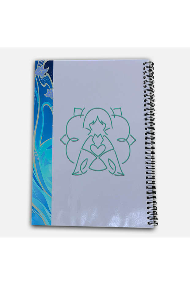 Genshin Impact Avare Wanderer Checkered A4 School Notebook 72 Sheets Model 2 - 3