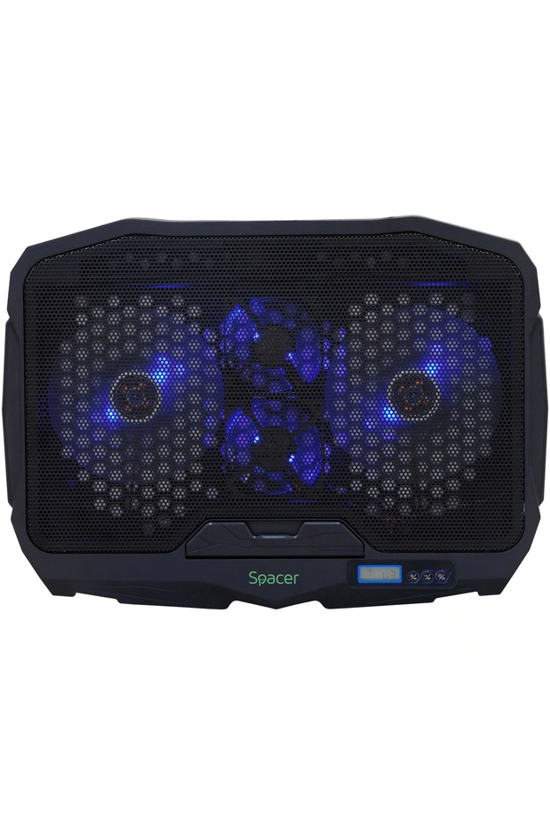 Herní notebook Cooler 17, 4 ventilátory, USB, černý - 1