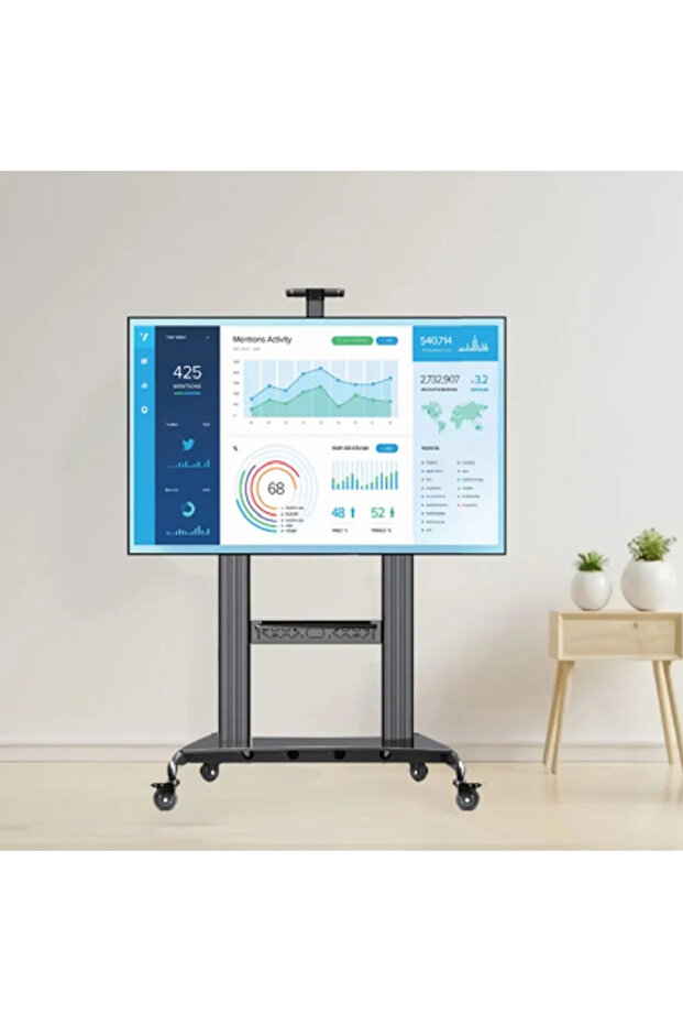 SH 1800 100 B Adjustable TV Stand for 60–120" Screens, VESA 1000x600, 135kg