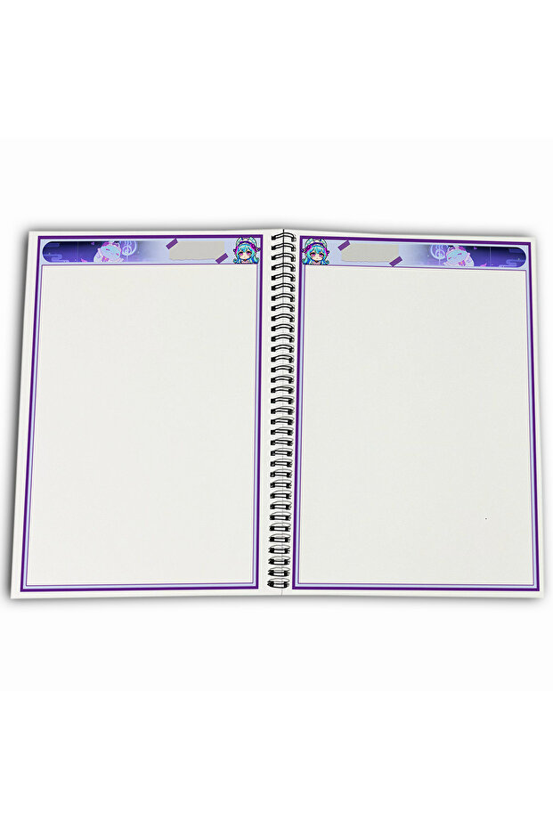 Genshin Impact Mizuki Unlined A4 School Notebook 72 Sheets Model 2 - 4