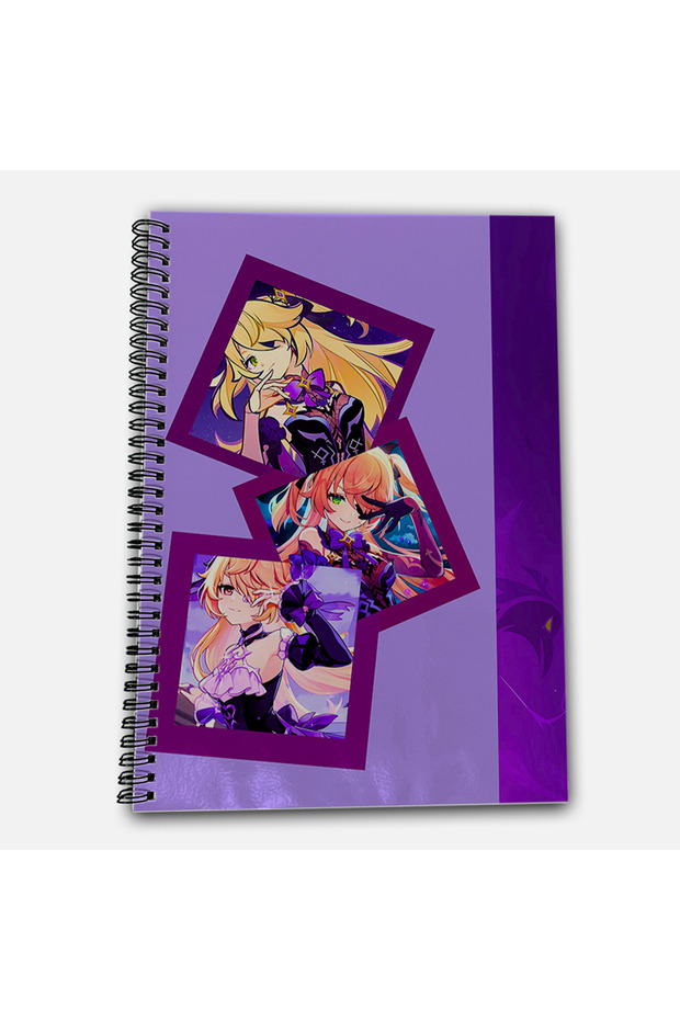 Genshin Impact Fischl Unlined A4 School Notebook 72 Sheets Model 2 - 2