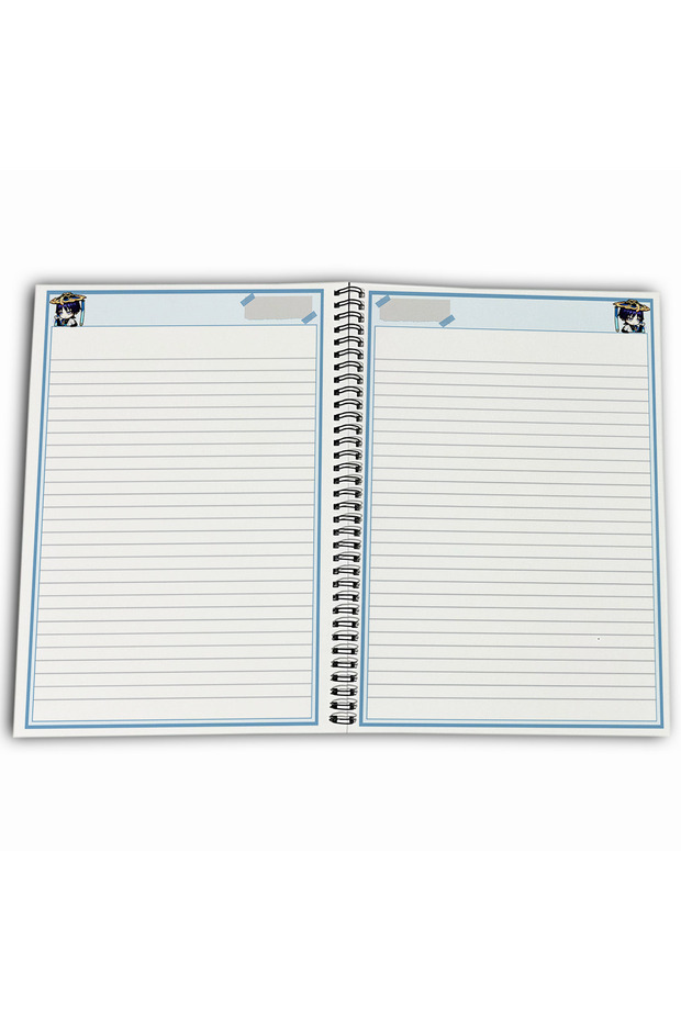 Genshin Impact Avare Wanderer Striped A4 School Notebook 72 Sheets Model 1 - 4