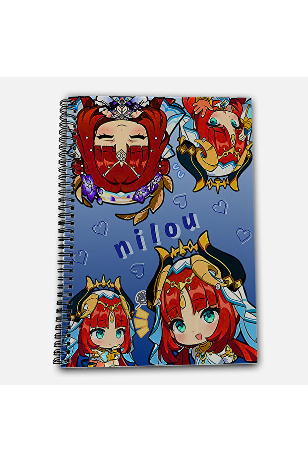 Genshin Impact Nilou Unlined A4 School Notebook 72 Sheets Model 1 - 2