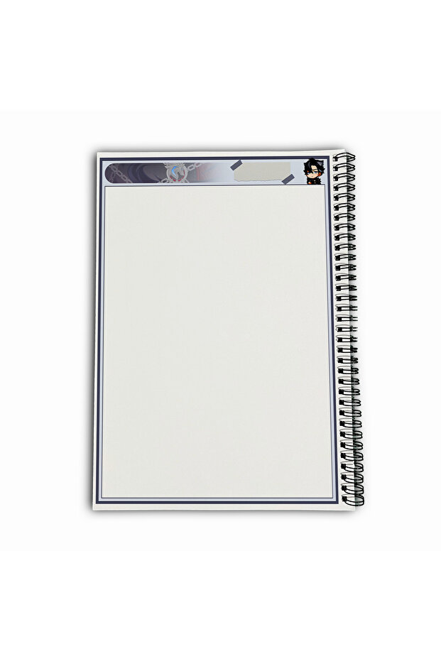 Genshin Impact Wriothesley Unlined A4 School Notebook 72 Sheets Model 2 - 6
