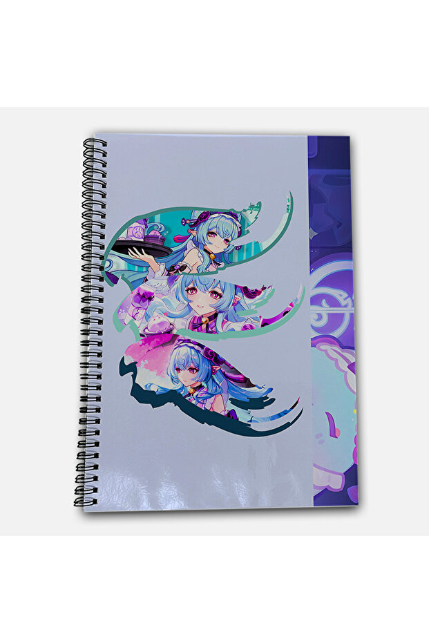 Genshin Impact Mizuki Unlined A4 School Notebook 72 Sheets Model 2 - 2