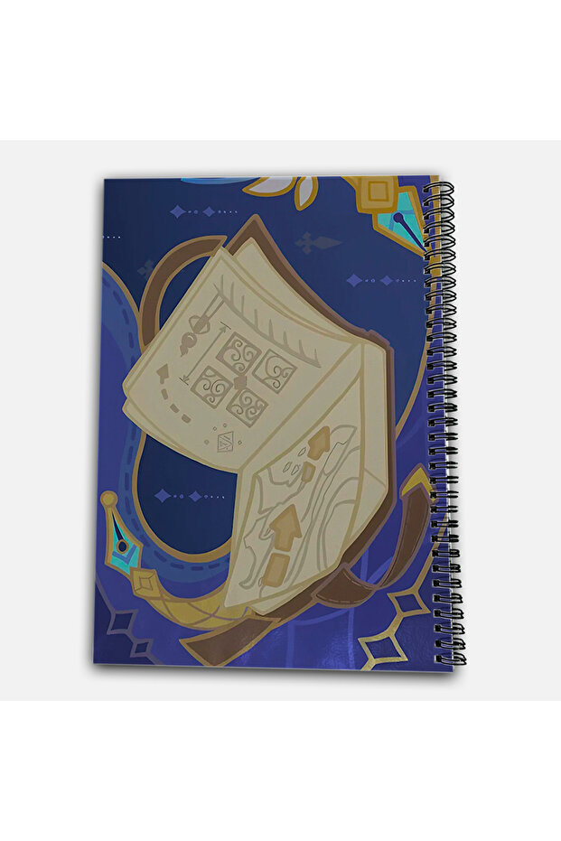 Genshin Impact Mika Unlined A4 School Notebook 72 Sheets Model 3 - 3
