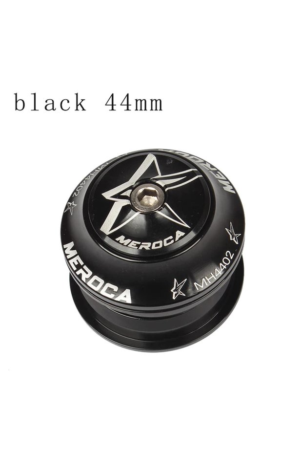black 44mm Bicycle Headset 44mm 2 Bearing Clock 1 1/8 For Road MTB Bike BMX Integrated Steering Part
