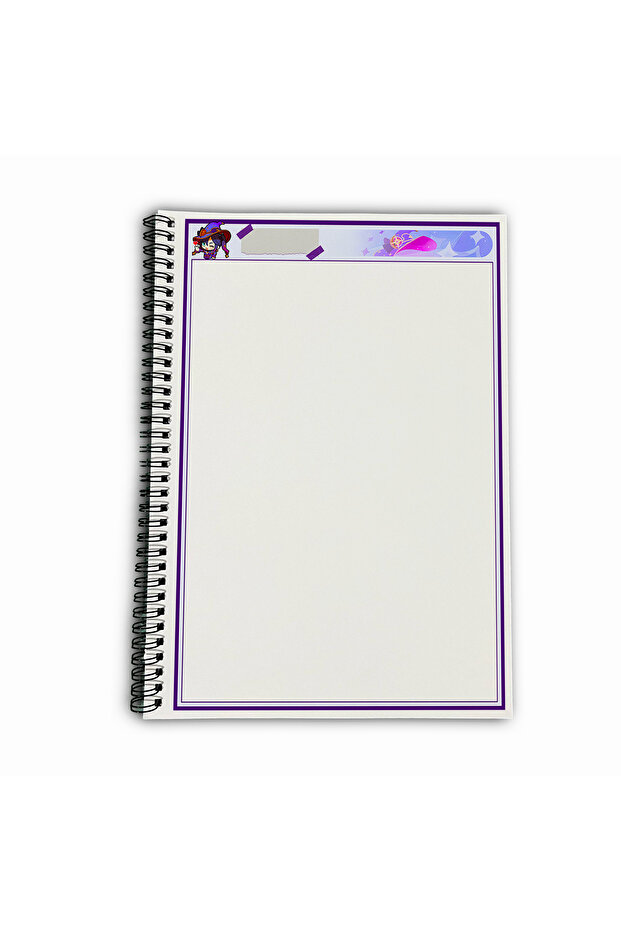Genshin Impact Mona Unlined A4 School Notebook 72 Sheets Model 1 - 5