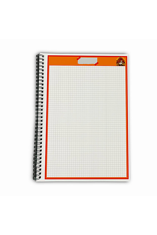 Genshin Impact Mavuika Checkered A4 School Notebook 72 Sheets Model 3 - 5