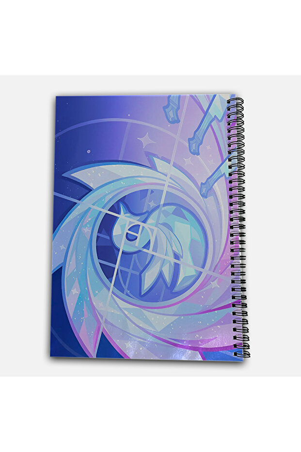 Genshin Impact Escoffier Unlined A4 School Notebook 72 Sheets Model 3 - 3