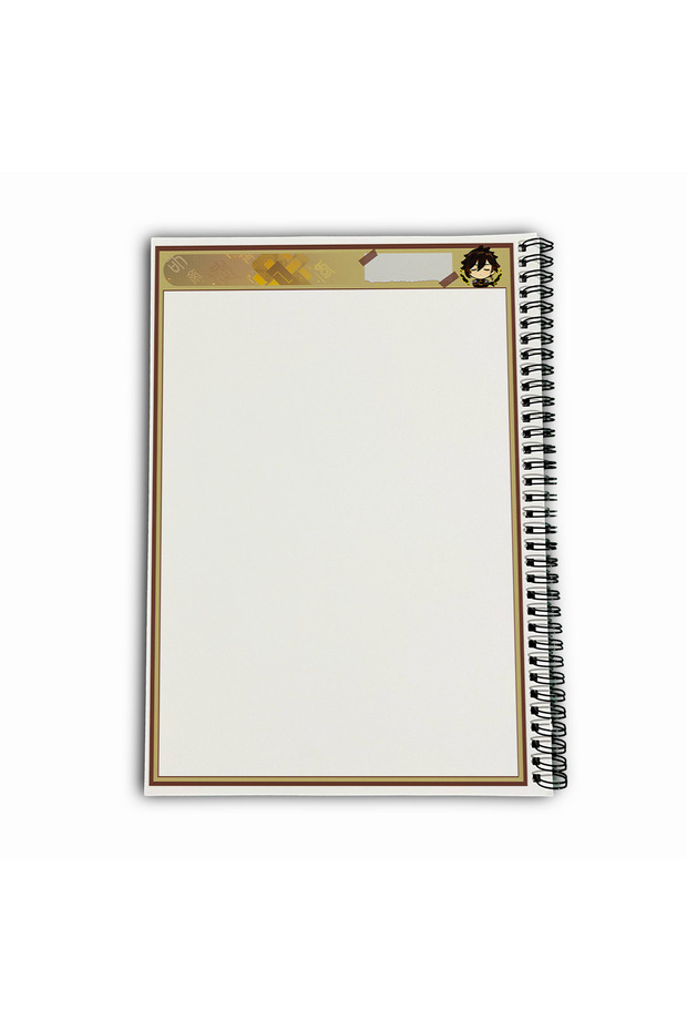 Genshin Impact Zhongli Unlined A4 School Notebook 72 Sheets Model 3 - 6