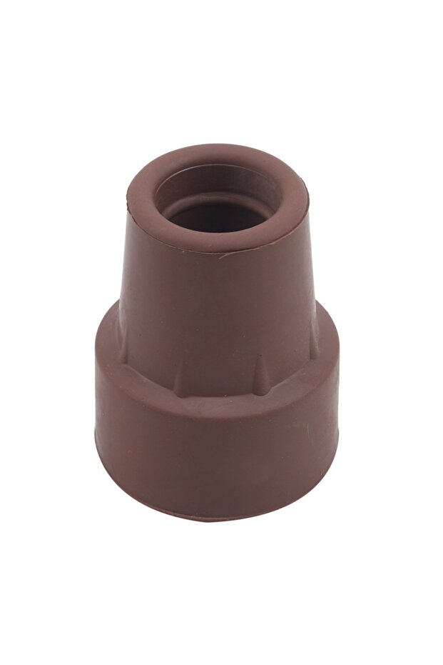 brown 1Pc-5pcs Walking Hiking Stick Metal Ferrule Bottom End Cover Cane Crutch Pad Heavy ...