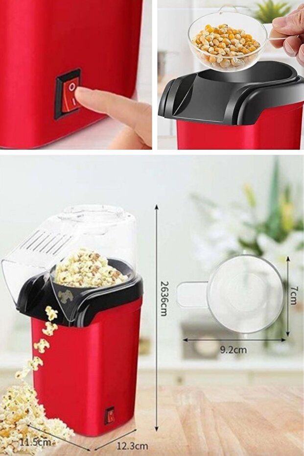 ®   Oil-Free, Healthy, Practical Popcorn Maker - 4