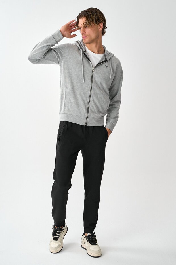 Tech Fleece Double Face Kapüşonlu Erkek Eşofman Takım E213 - 3