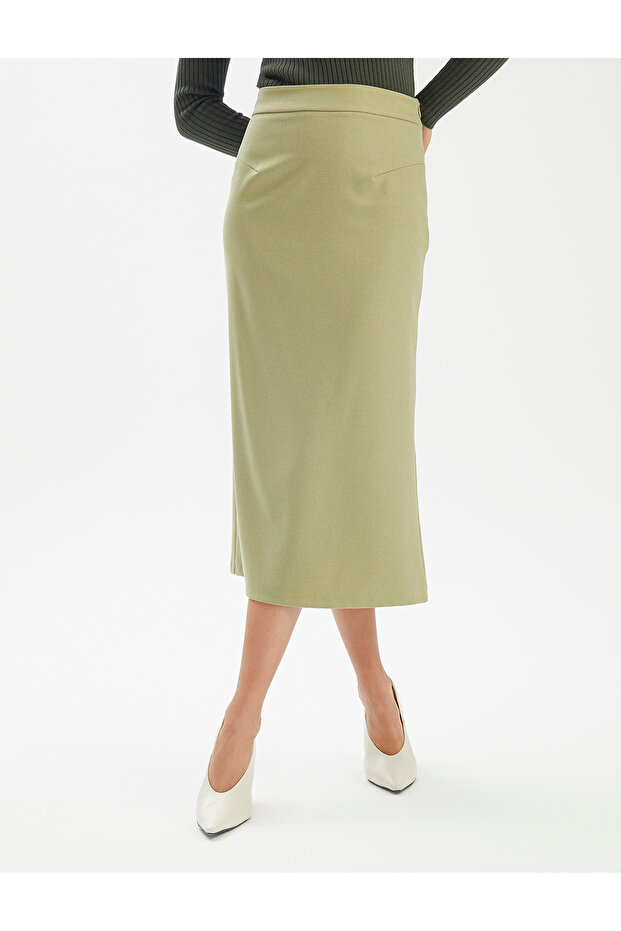 تنورة فيسكوز كاريم ماكسي بوي - 4