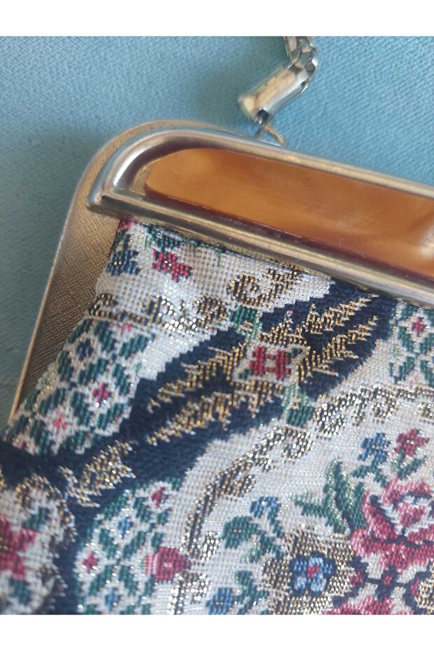 Antika Goblen Çanta - 2