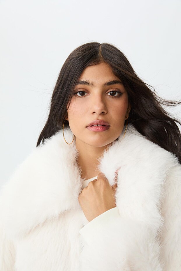 Suni Kürk Ceket - 4