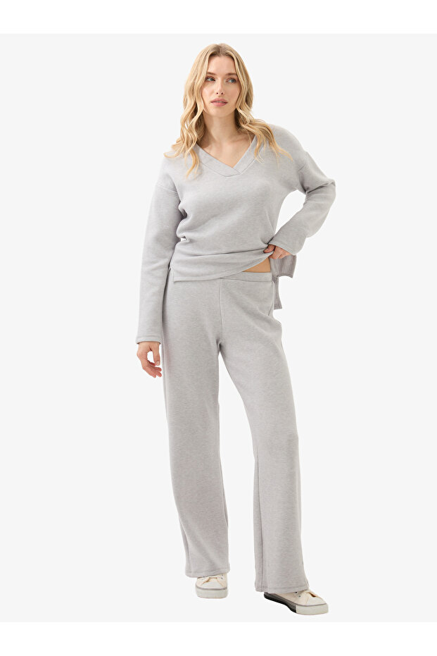 Women's Sweatpants 60597 - Gray Melange