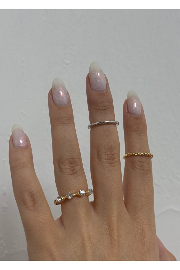 3'LÜ ZARİF YÜZÜK (NORMAL VEYA EKLEM KULLANILABİLİR) - 1