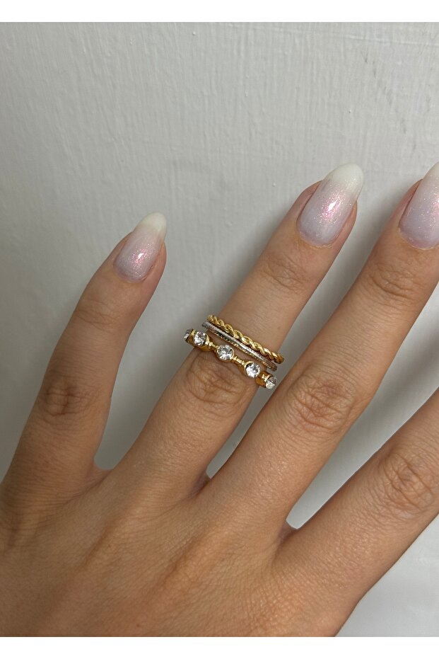 3'LÜ ZARİF YÜZÜK (NORMAL VEYA EKLEM KULLANILABİLİR) - 5