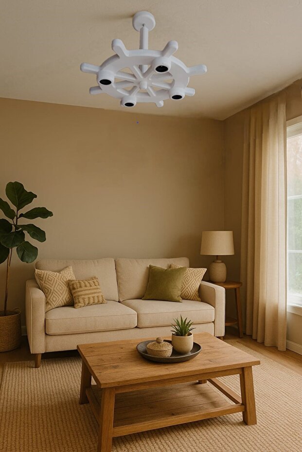 Beyaz dümen Avize - 1