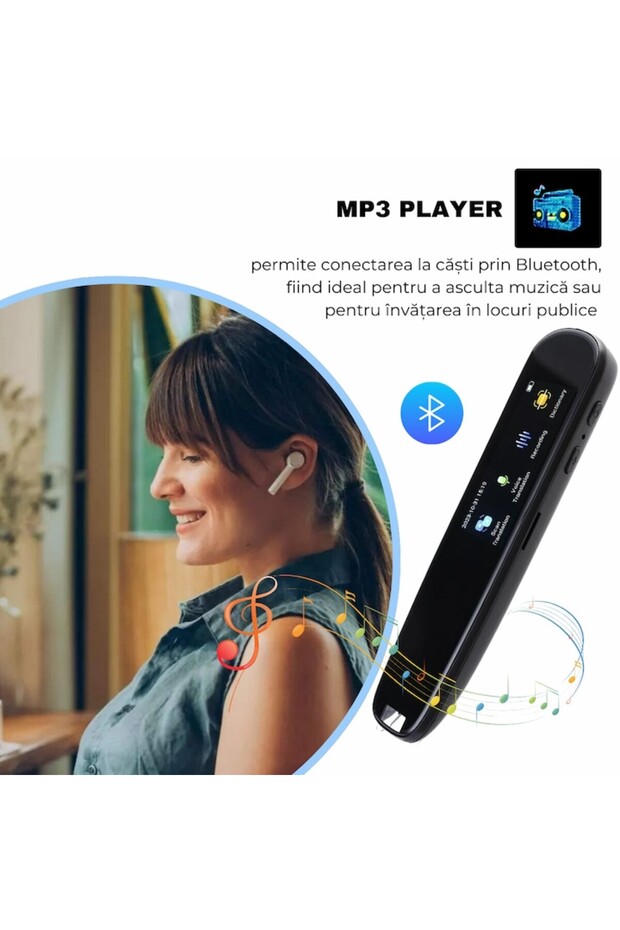 N2L Store® Smart Translator with AI, 112 Languages Online/Offline, Touch Screen, Bluetooth - 3