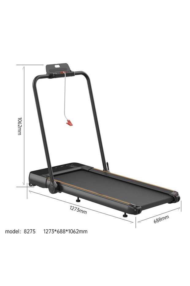 Treadmill with a capacity of 100 kg, 1.5 hp, with a remote control unit, speed from 1-10 km/h, model 8275 - 5