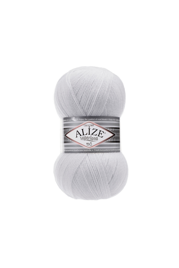 Superlana Tığ El Örgü İpi - 100g – 570M - Zarif ve Dayanıklı - Renk Kodu: 698 - Su Mermeri - 1