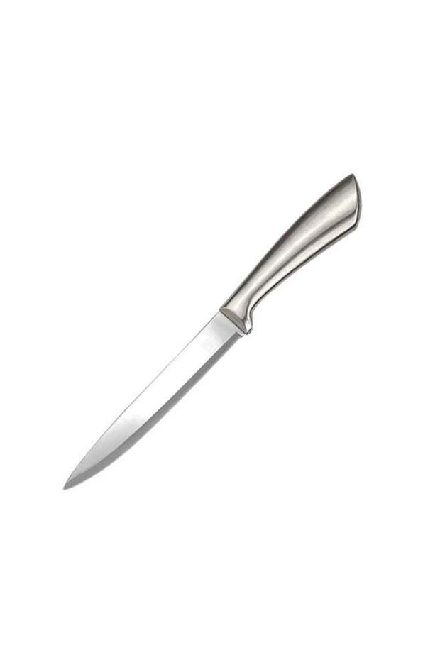 Feelings 20cm Stainless Steel Heavy-Duty Meat & Vegetable Chopper Knife (KQ0807) – Ultra-Sharp Rust-Resistant Cleaver with Ergonomic Non-Slip Handle, Durable Butcher Chopping & Slicing Knife, Silver