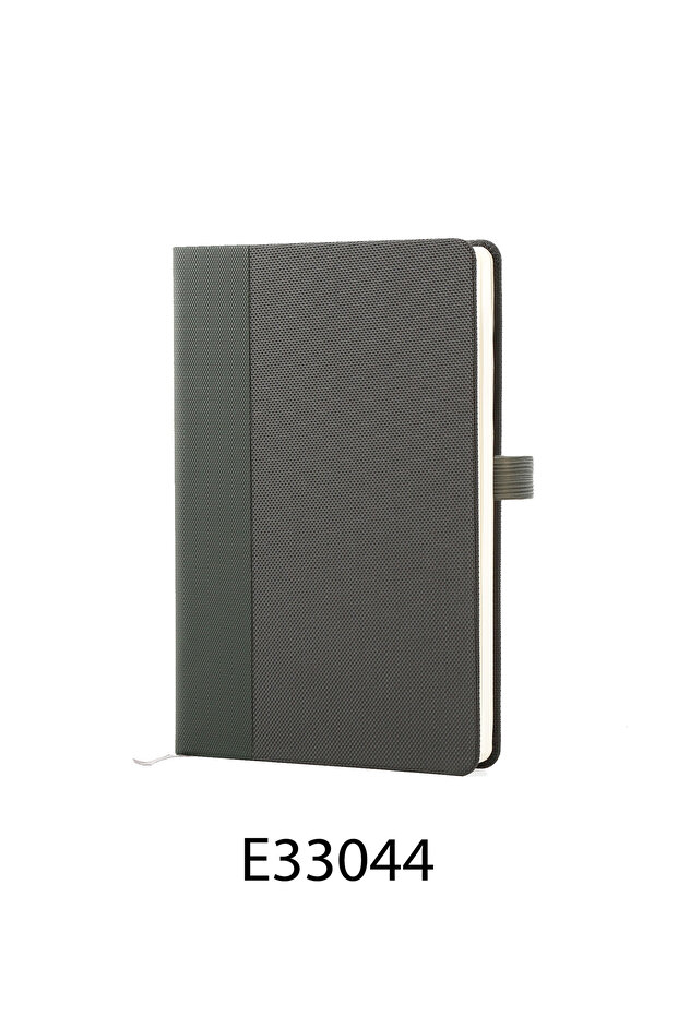 Unisex Textile-Covered Modern Notebook – Durable, Stylish Journal with Soft Touch Green