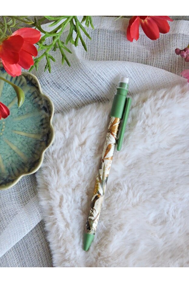 Green Cap Flower Tip Pen 0.7 Tip