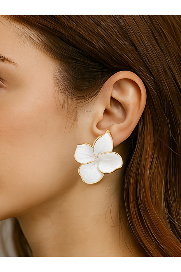 Women's Lotus Flower Flower Earrings