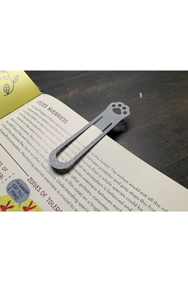Cat Paw Shaped Bookmark / Plastic