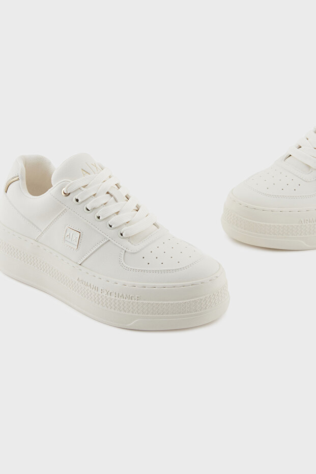 Logolu Platform Taban Sneaker Ayakkabı AYAKKABI XW001631 AF17351 MZ128 - 4