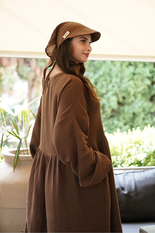 4 Kat Müslin Sultan Elbise - 8